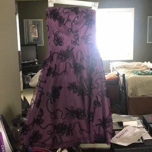 Purple homecoming dress WILLING TO NEGOTIATE!